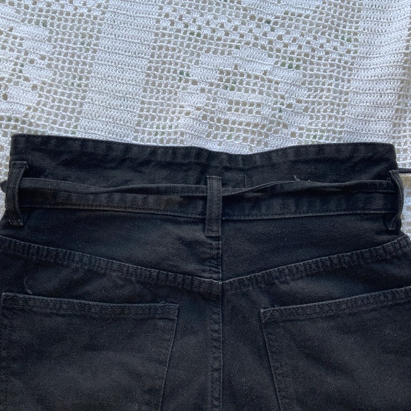 Black Denim Shorts Urban Planet - Picture 4 of 5